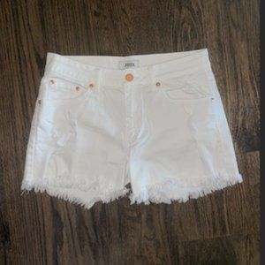 White JBD Jean Shorts
